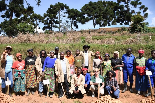 RAB Scientists and partners at Rwerere RAB station